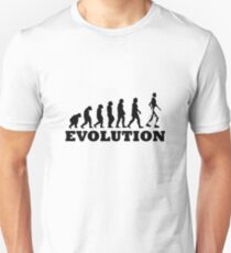 Robot Evolution Funny Slim Fit T-Shirt