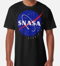 Camiseta larga SNASA (Secreto NASA - Logotipo)