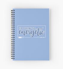 Cuaderno de espiral enérgico - quiero uno