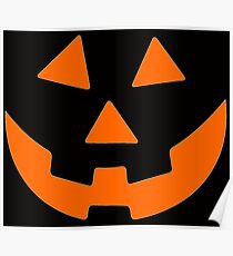 Jack O Lantern Halloween Thanksgiving Christmas Poster