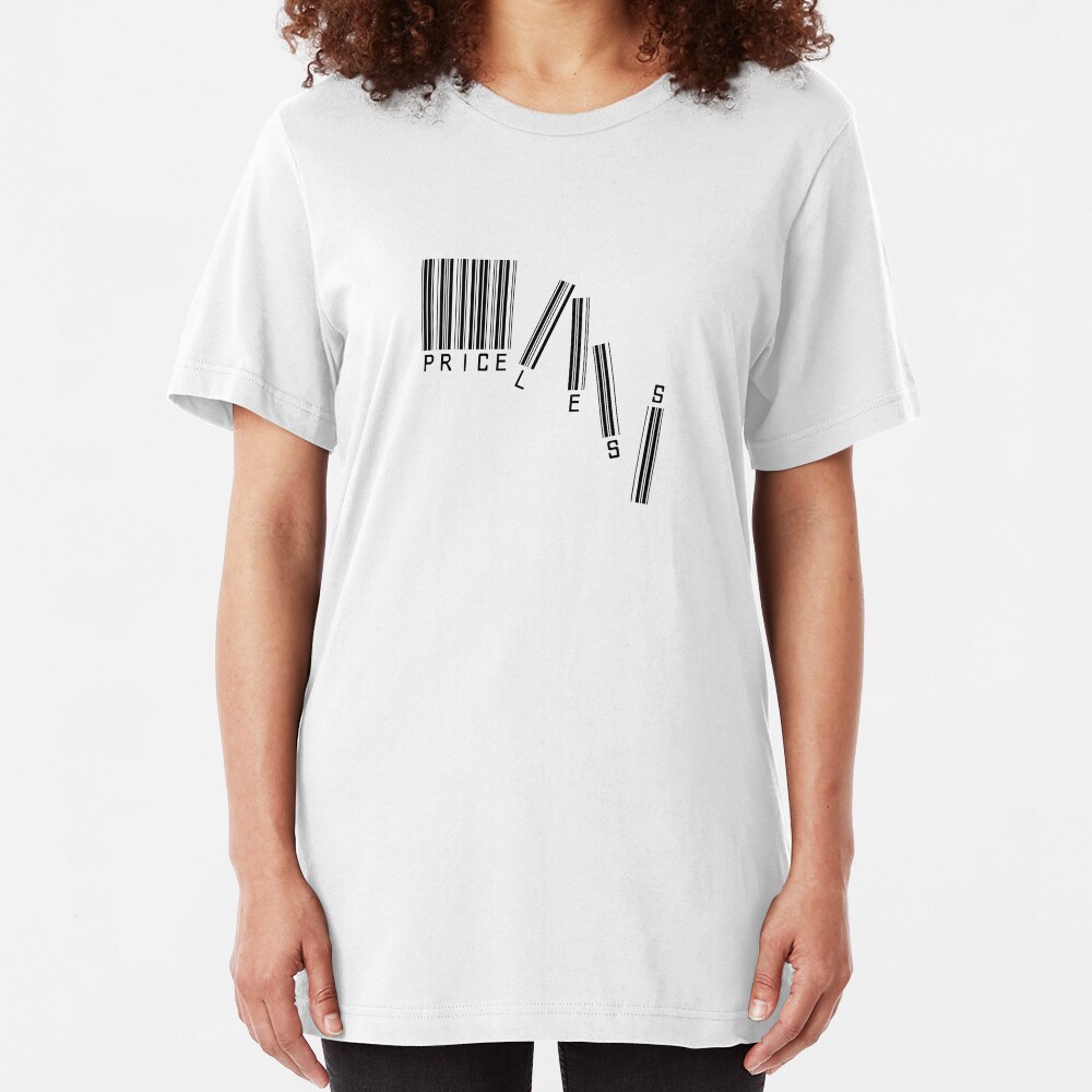 Priceless - Black edition Slim Fit T-Shirt