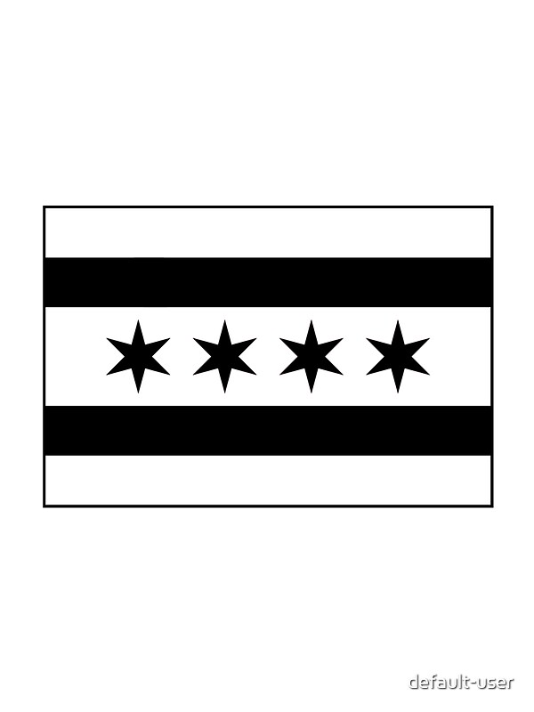 chicago black and white logo