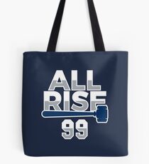 All Rise 99 - All Rise for the Judge NY Yankee Baseball Tote Bag