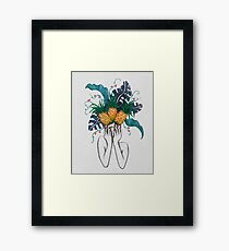 Pineapples are in my head Framed Print