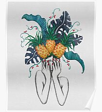 Pineapples are in my head Poster