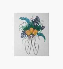 Pineapples are in my head Art Board