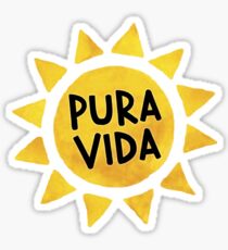 Pegatina Pura vida