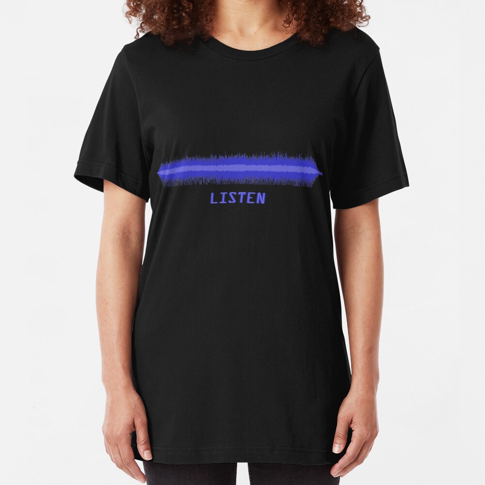 Listen Slim Fit T-Shirt