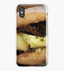 Bread with octopus potatoes and italian pesto iPhone Case