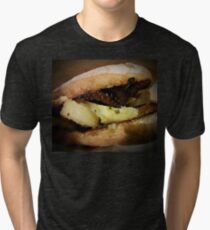 Bread with octopus potatoes and italian pesto Tri-blend T-Shirt