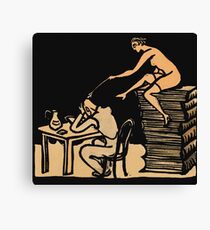 Artist at Work Print Canvas Print