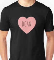 I Love Dean Heart Unisex T-Shirt