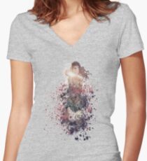W.W. Women's Fitted V-Neck T-Shirt