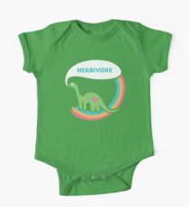 Herbivore Dinosaurier Kurzärmeliger Einteiler