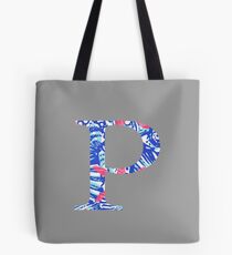 Rho Tropical Letter Tote Bag