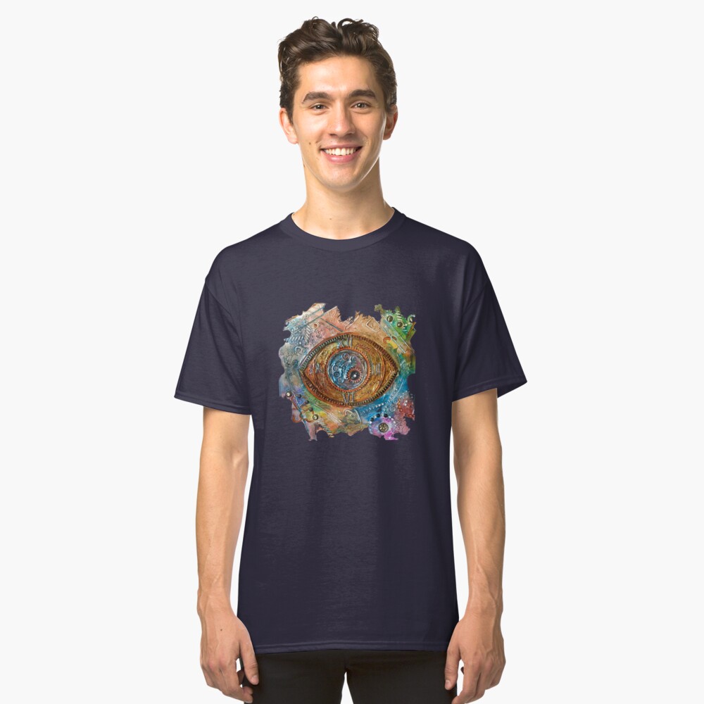 GOLDEN STEAMPUNK EYE Classic T-Shirt