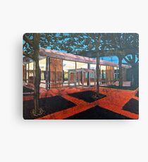 Blue Hour Bank - Columbus, Indiana Canvas Print