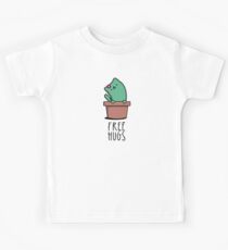 CATcus Kaktus Katze Pflanze frei Umarmungen Hipster Kitty Kinder T-Shirt