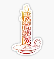 Jeg er verdens lys Sticker