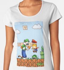 Super Calvin and Hobbes Bros. Women's Premium T-Shirt