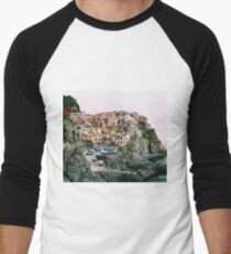 cinque terra Men's Baseball ¾ T-Shirt
