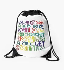 Søk først Guds rike Drawstring Bag