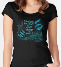 When you can't beat the odds, change the game. - Kaz Brekker. Six of Crows. Women's Fitted Scoop T-Shirt