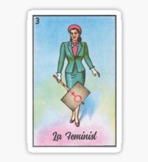 Loteria: La Feminist / La Dama Sticker