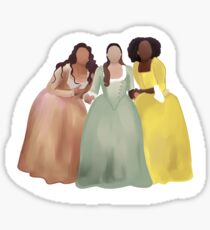 Pegatina Las Hermanas Schuyler - Hamilton Chicago