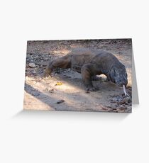 Komodo Dragon, Komodo Island Greeting Card