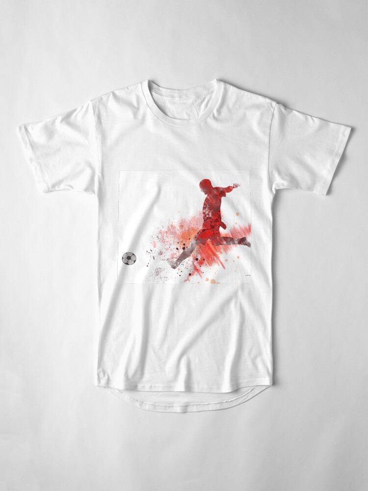 Alternative Ansicht von Fußballspieler 1 Longshirt