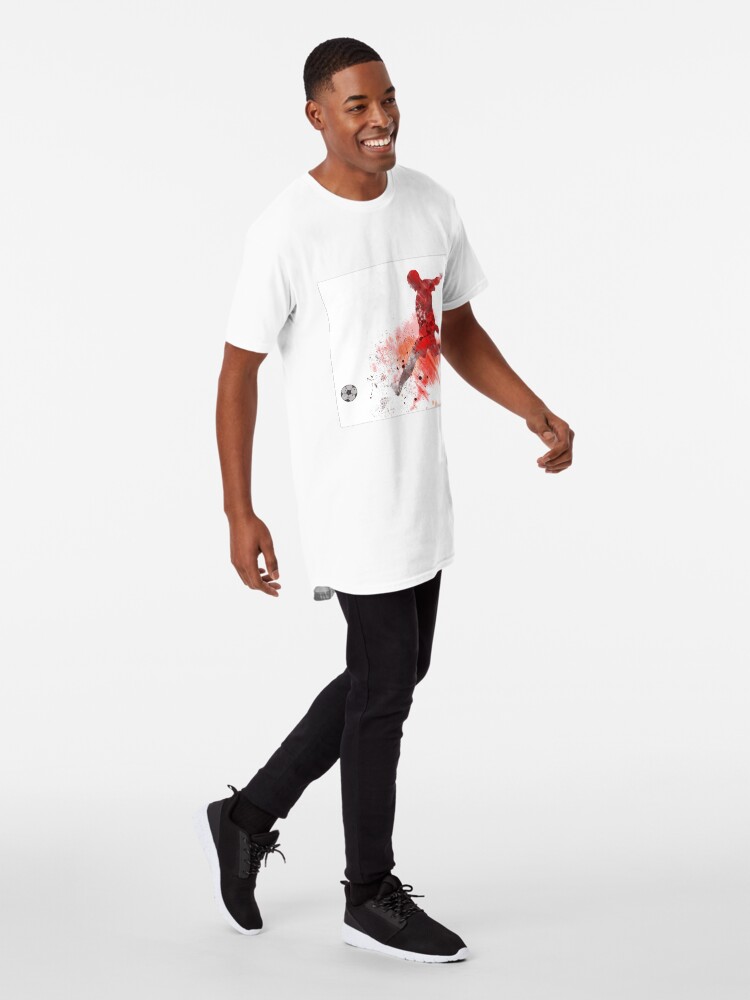 Alternative Ansicht von Fußballspieler 1 Longshirt