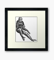 Ape Boye (is Dismayed at Portrait Day) Framed Print