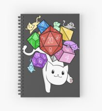 Dice! D&D Cat Spiral Notebook