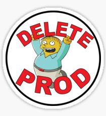 DELETE PROD Sticker