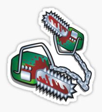 DEAD END BLOCK - Chainsaw Weapon "The Twins" Sticker