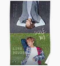 BTS LOVE YOURSELF V & RAP MONSTER Poster