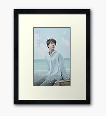 BTS LOVE YOURSELF JIN Framed Print