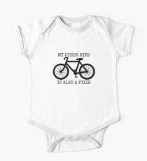 MY OTHER BIKE IS ALSO A FIXIE One Piece - Short Sleeve