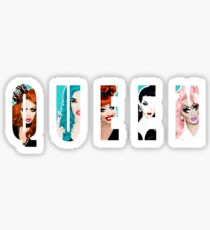 RuPaul's Drag Race Queens, ft. Bianca Del Rio, Adore Delano, Alyssa Edwards, Violet Chachki & Trixie Mattel Sticker