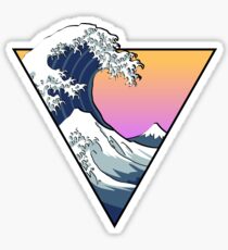 Great Wave Aesthetic Sticker