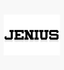 Genius Photographic Print