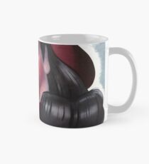 Taza clásica Bolsa de problemas, mujer enferma, sífilis, gonorrea, cartel de propaganda