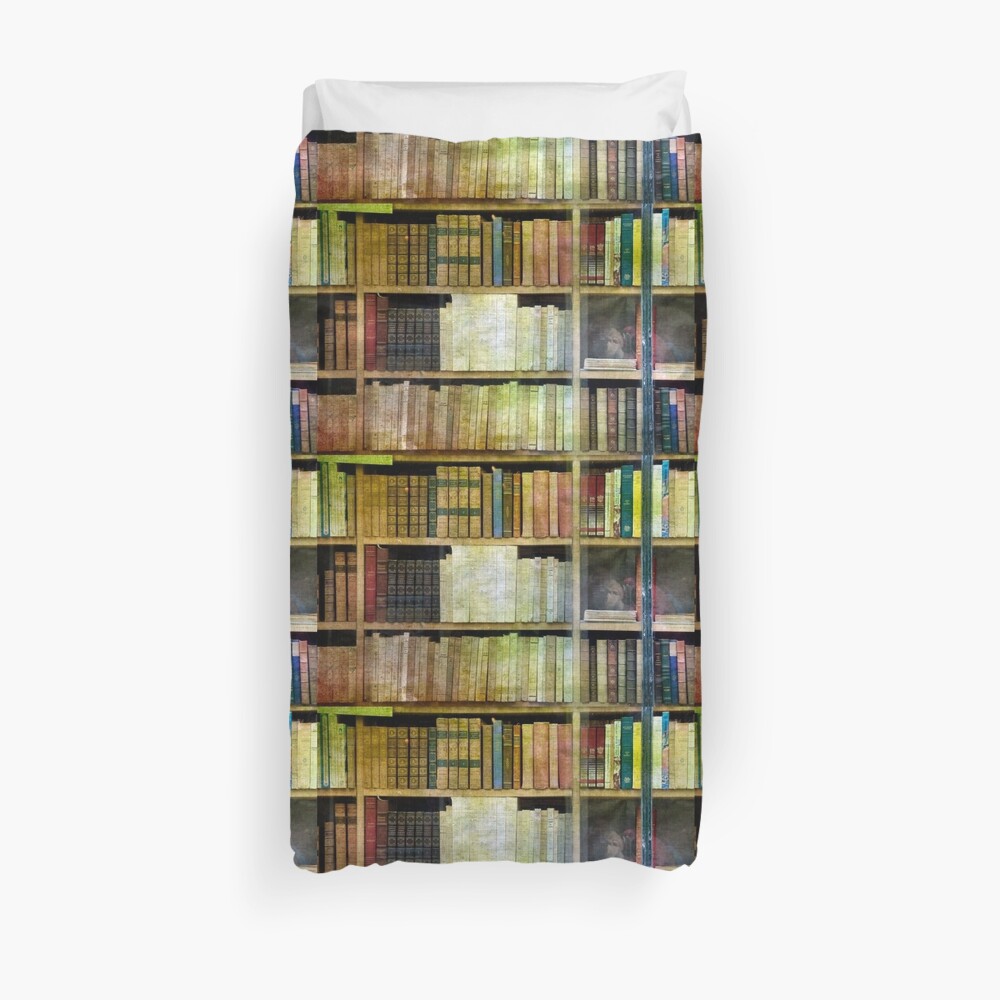 Antique Books Duvet Cover