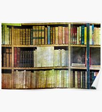 Antike Bücher Poster