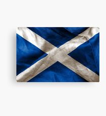 Schottische Flagge Leinwanddruck