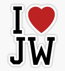 I Love Joss Whedon Sticker