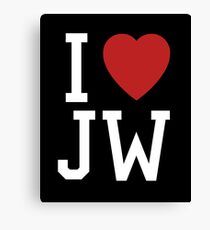 I Love Joss Whedon Canvas Print