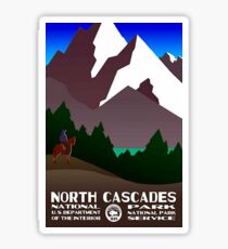 North Cascades National Park Service Travel Decal Washington Sticker