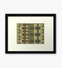 retro abstract Framed Print